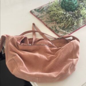 Free People pink Hobo Bag with Soft Material and Relaxed Shape. New. Never used